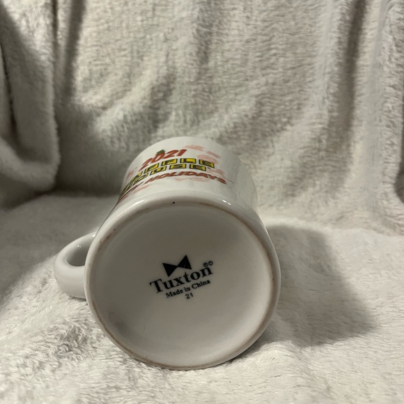 Waffle House Happy Holidays Christmas Mugs White Tuxton Ceramic - Picture 4 of 9